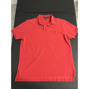 Polo Ralph Lauren Extra Large Adult Polo Shirt Red Short Sleeve Casual Mens